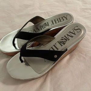 Sam & Libby platform sandals size 8